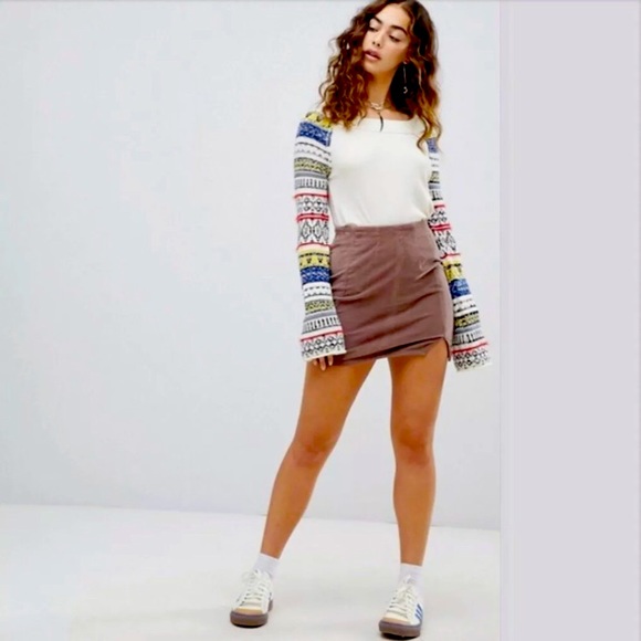 Free People Multi-Color Ivory Sweater Top - Picture 3 of 6